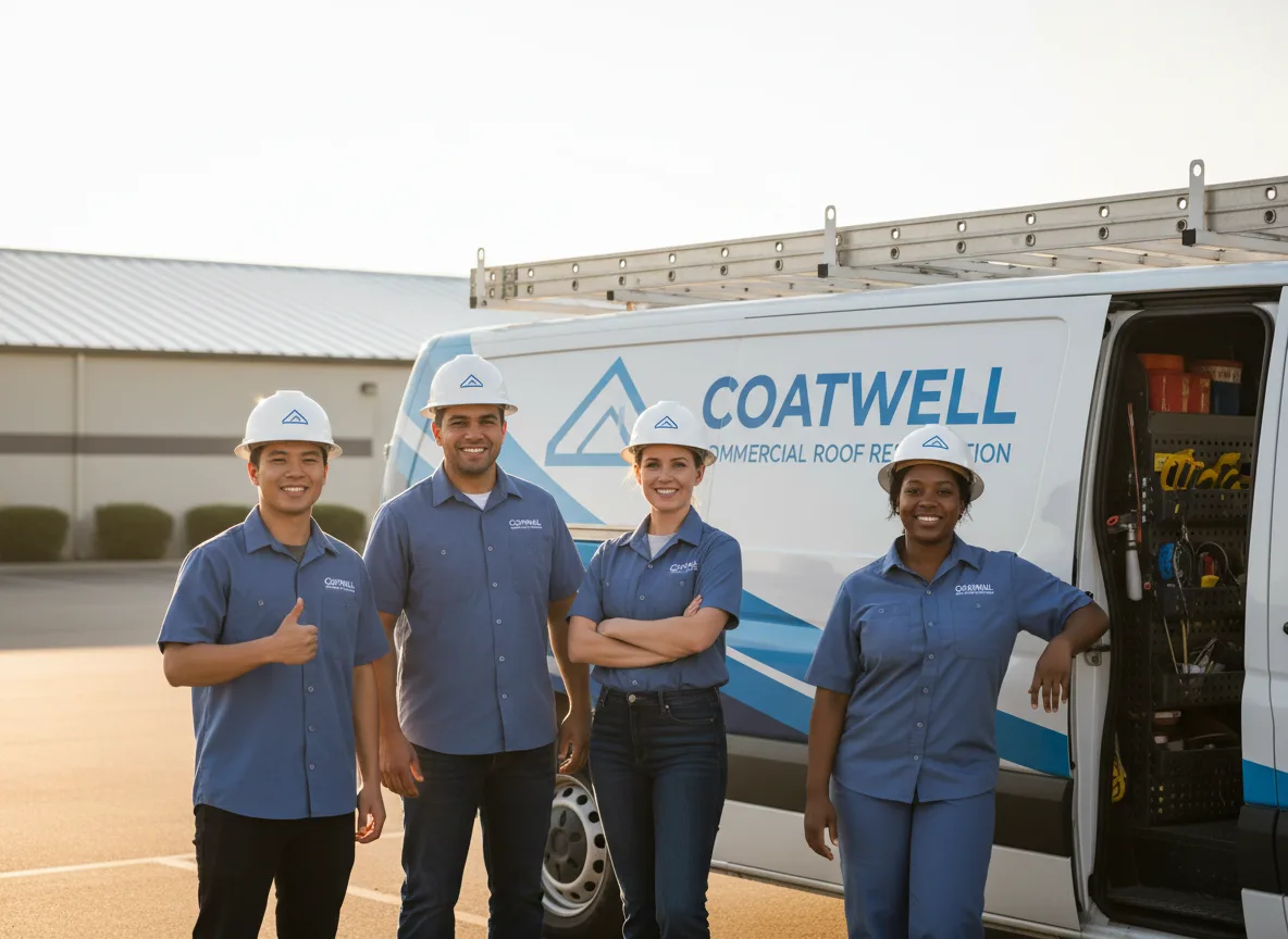 Commercial roof coating company in Mentcle, PA